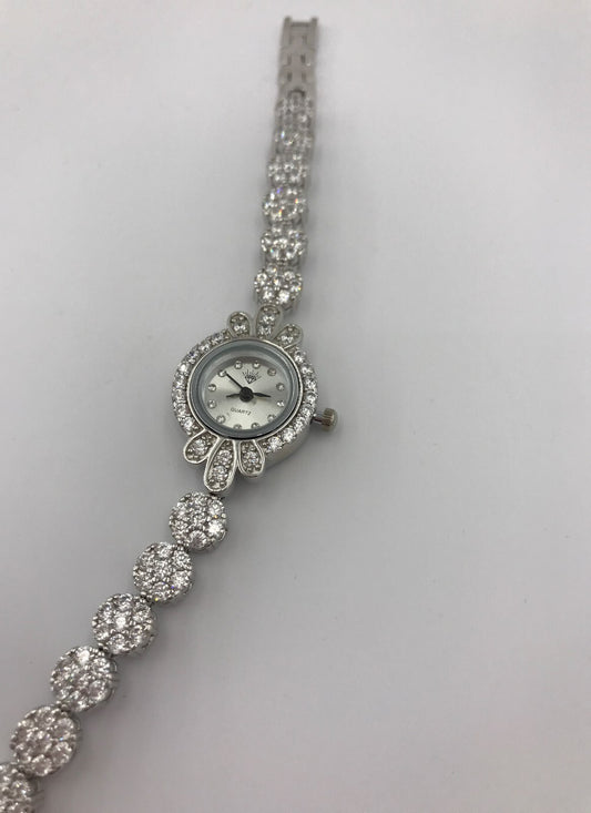 Luxury Woman Watch w/ Sterling Silver